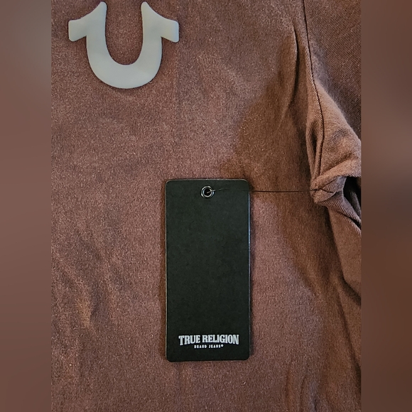 NWT True Religion tshirt Brown Size XL - Picture 6 of 6
